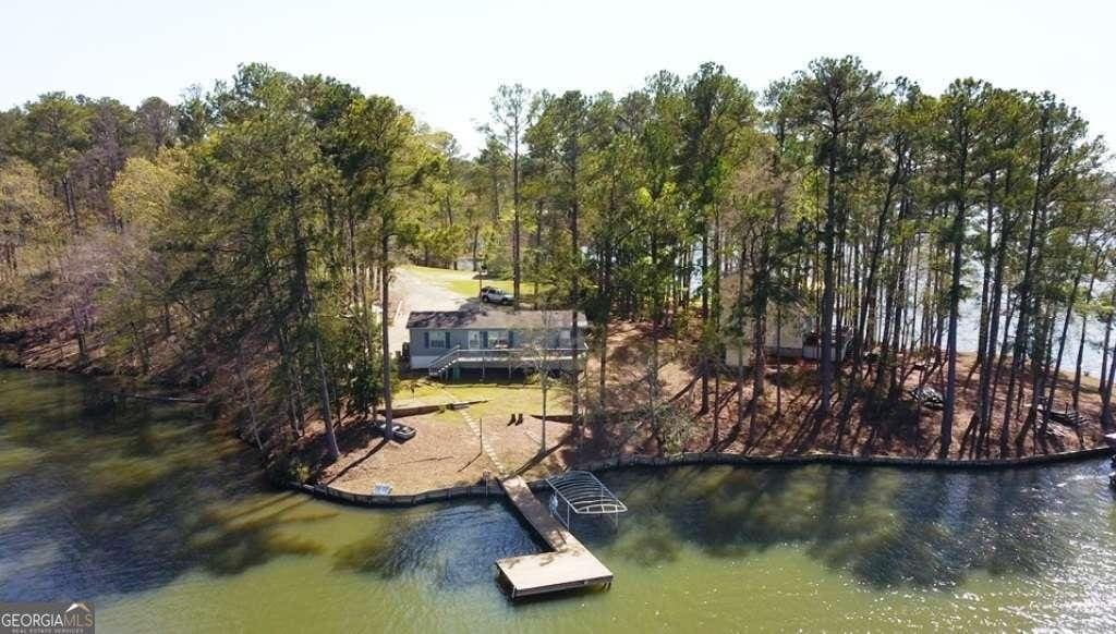 170 Beasley Point Rd Unit 38, Sparta, GA 31087 - birds eye view of property with a water view