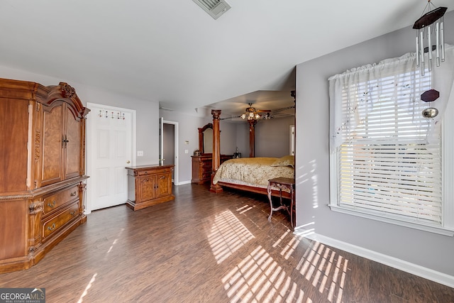 5045 Southern Trace Dr, Gainesville, GA 30504 - bedroom with multiple windows, baseboards, and dark wood-style floors