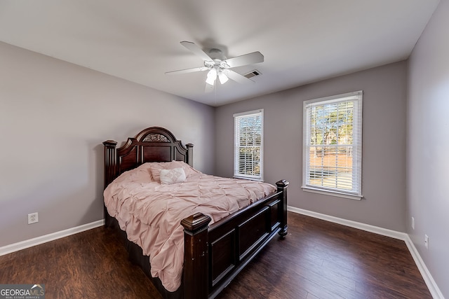 5045 Southern Trace Dr, Gainesville, GA 30504 - bedroom with baseboards and dark wood finished floors