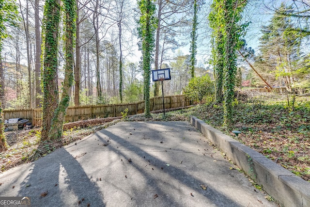 5045 Southern Trace Dr, Gainesville, GA 30504 - view of patio / terrace featuring basketball court