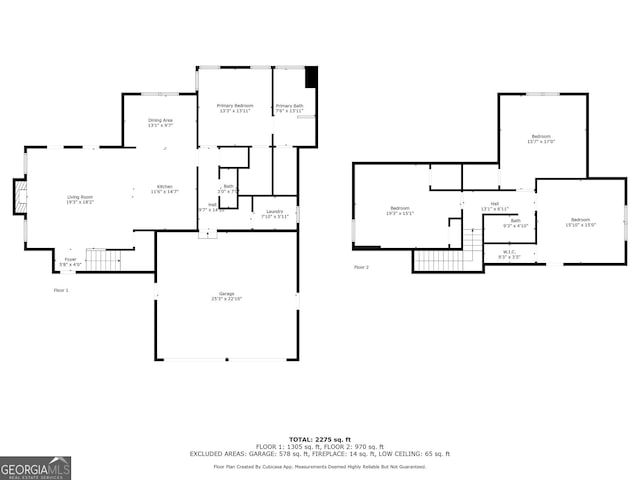 2442 Lower Union Hill Rd, Canton, GA 30115 - view of property floor plan
