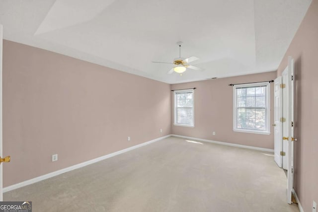 2983 Bancroft Gln NW, Kennesaw, GA 30144 - spare room featuring light carpet and ceiling fan