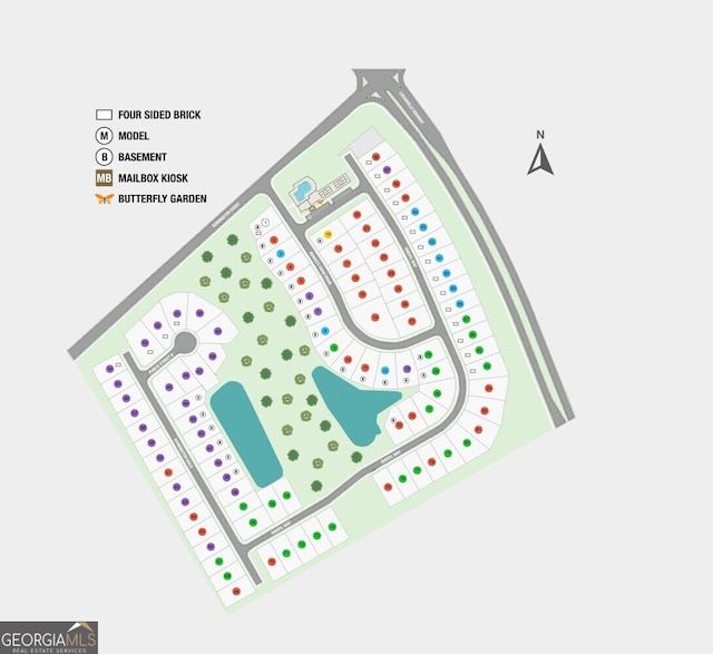 52 Sheryl Way, Loganville, GA 30052 - map showing property parcels