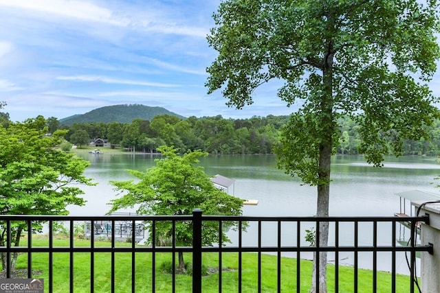 2373 Herman Drake Rd, Young Harris, GA 30582 - view of water feature featuring a dock