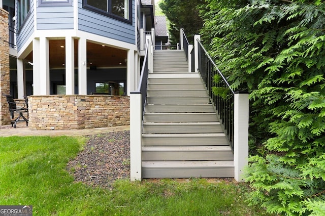 2373 Herman Drake Rd, Young Harris, GA 30582 - view of stairway