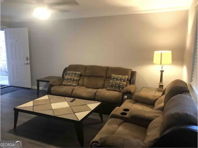 3834 Kensingwood Trce, Decatur, GA 30032 - living room with a ceiling fan