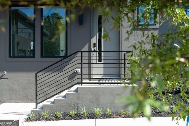 view of property exterior featuring stucco siding