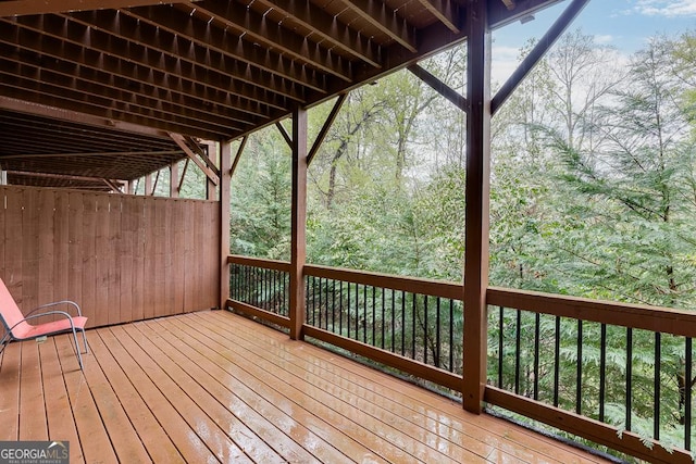 view of deck