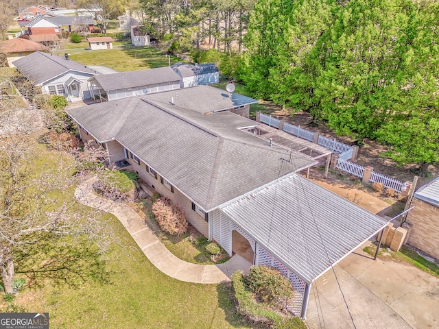 bird's eye view