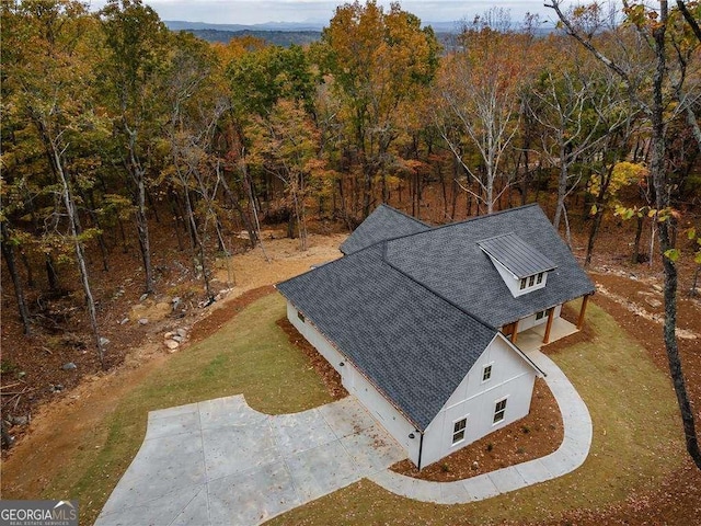 119 Acerose Dr, Jasper, GA 30143 - aerial view of property and surrounding area featuring a forest