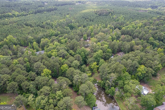 138 Forest Hill Dr, Eatonton, GA 31024 - drone / aerial view with a view of trees