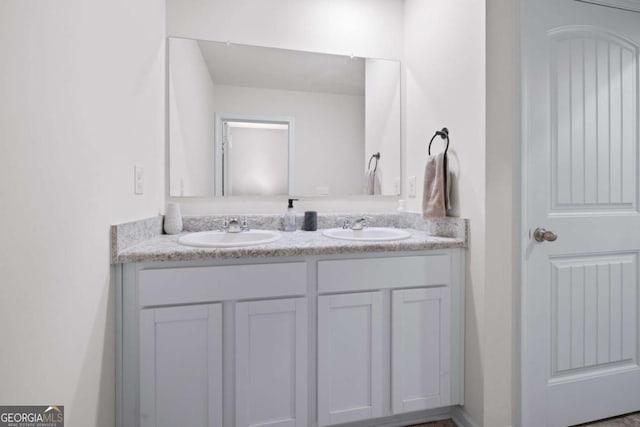 138 Brode Ln, Pendergrass, GA 30567 - bathroom featuring a sink and double vanity