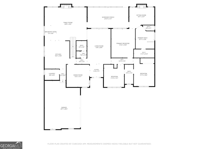 2323 Council Ln, Buford, GA 30519 - view of home floor plan