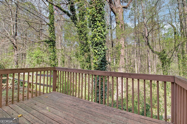 498 Pecan Wood Cir, Fairburn, GA 30213 - view of wooden terrace