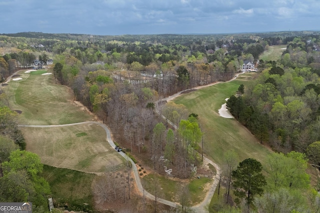 55 Hazelbrook Way, Acworth, GA 30101 - aerial view featuring a forest view