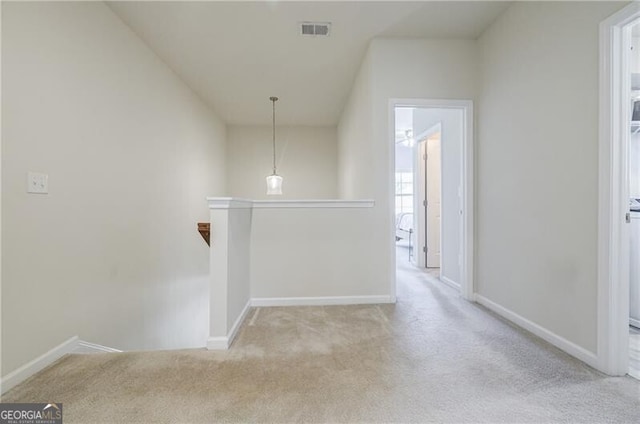 4870 Odum View Ln, Cumming, GA 30040 - hall featuring an upstairs landing and carpet floors