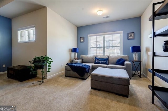 4870 Odum View Ln, Cumming, GA 30040 - living area with carpet floors and baseboards