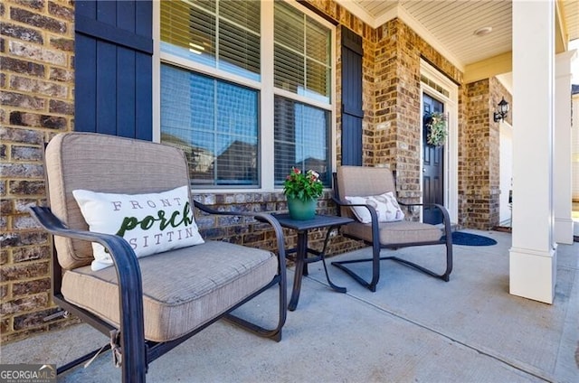 4870 Odum View Ln, Cumming, GA 30040 - view of covered porch