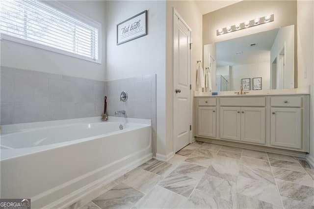 4870 Odum View Ln, Cumming, GA 30040 - full bath featuring vanity and a bath