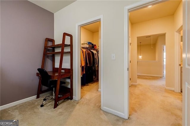 4870 Odum View Ln, Cumming, GA 30040 - carpeted home office with baseboards