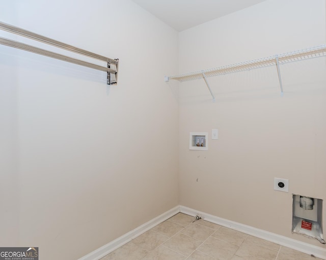 3627 Canyon Springs Dr, Oakwood, GA 30566 - laundry room with laundry area, hookup for an electric dryer, baseboards, and washer hookup