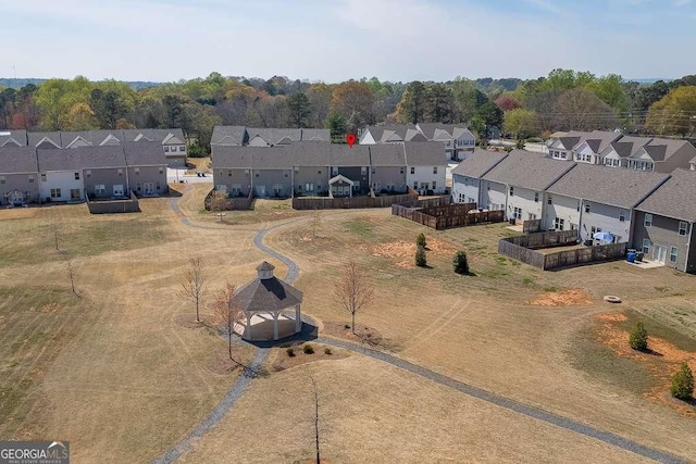 3627 Canyon Springs Dr, Oakwood, GA 30566 - drone / aerial view featuring a residential view