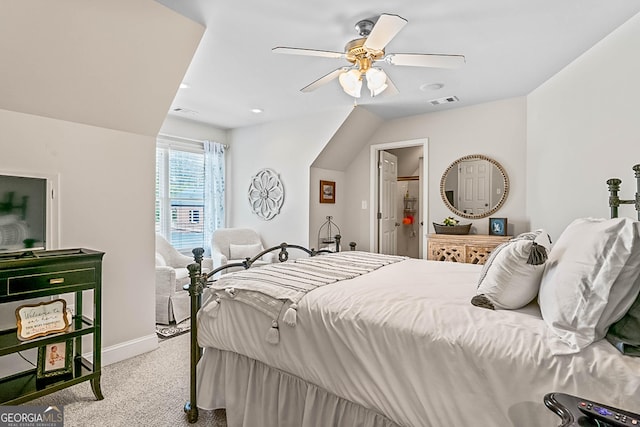 2173 Conyers St SE, Covington, GA 30014 - carpeted bedroom featuring baseboards and a ceiling fan