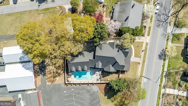 2173 Conyers St SE, Covington, GA 30014 - aerial view of a pool