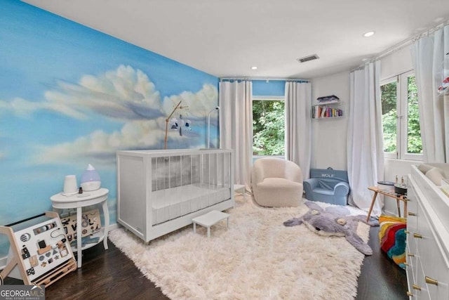 4 W Wesley Rdg NW, Atlanta, GA 30327 - bedroom featuring multiple windows, wood finished floors, and recessed lighting