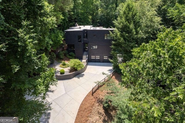 4 W Wesley Rdg NW, Atlanta, GA 30327 - view from above of property featuring a heavily wooded area