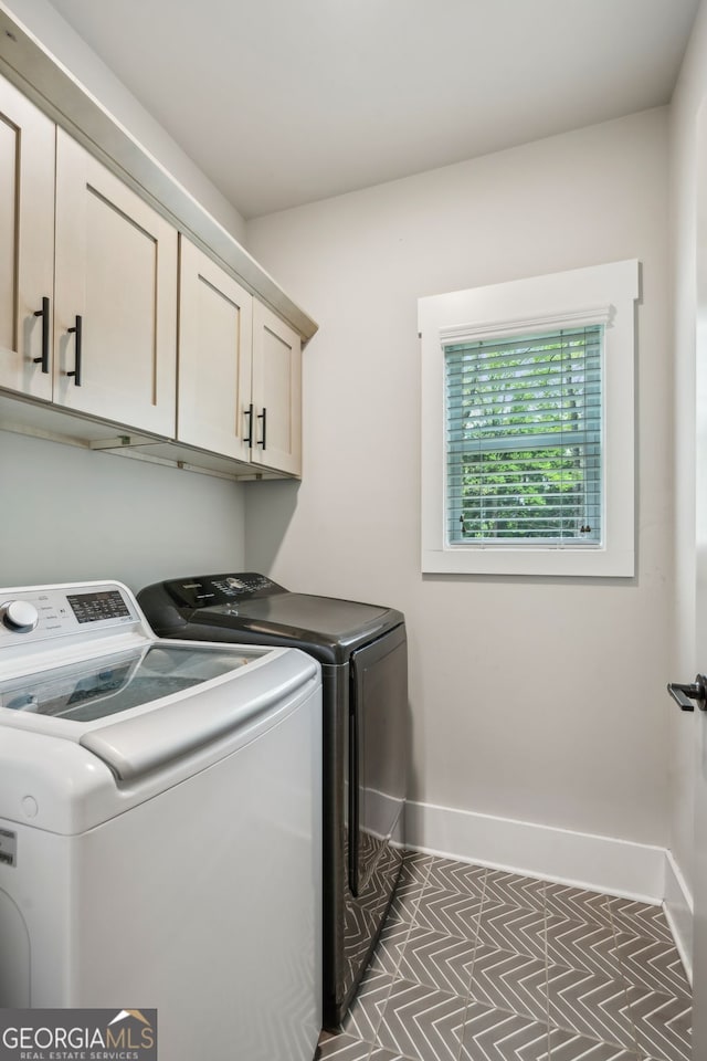 4426 Oxburgh Park, Flowery Branch, GA 30542 - washroom featuring separate washer and dryer and cabinet space