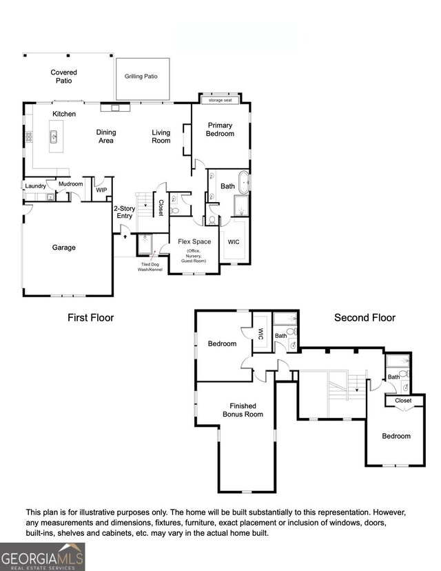 4426 Oxburgh Park, Flowery Branch, GA 30542 - view of home floor plan