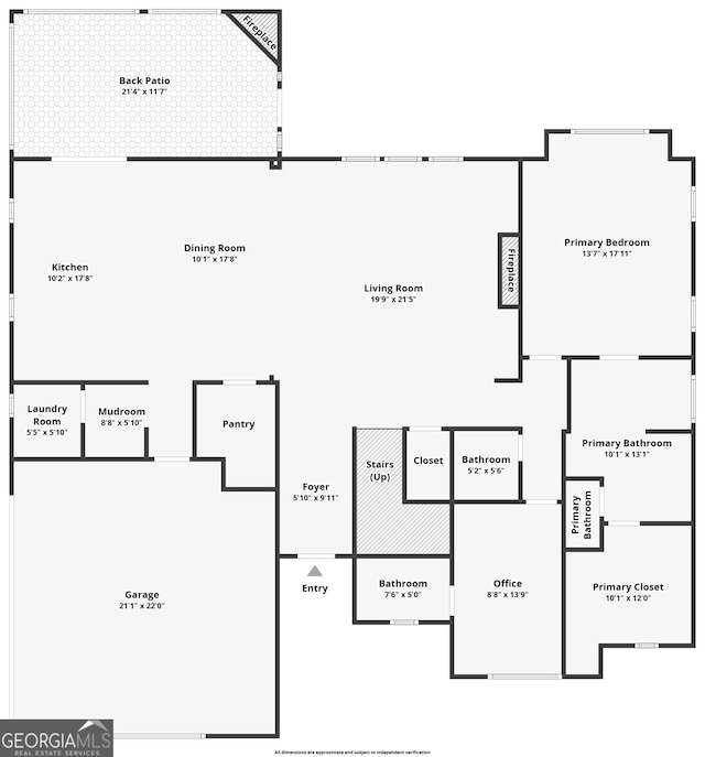 4426 Oxburgh Park, Flowery Branch, GA 30542 - view of floor plan / room layout