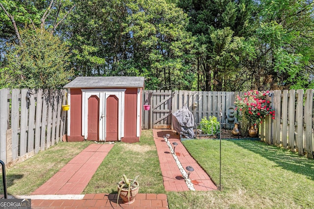 105 Governors Dr, Forest Park, GA 30297 - view of shed featuring a fenced backyard