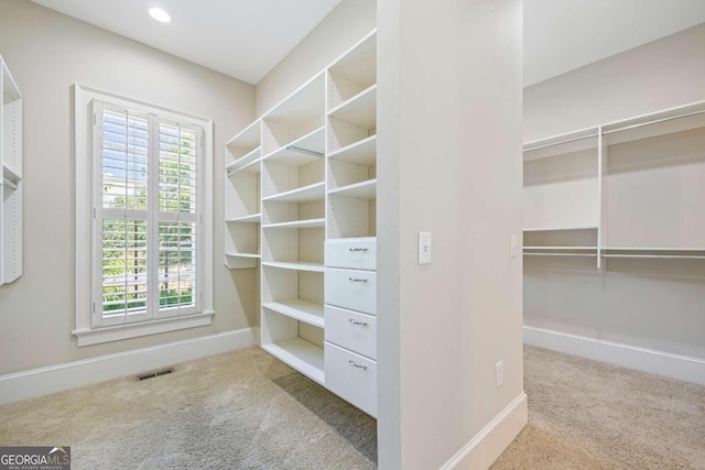 1462 Georgia Club Dr, Statham, GA 30666 - spacious closet with carpet floors and visible vents