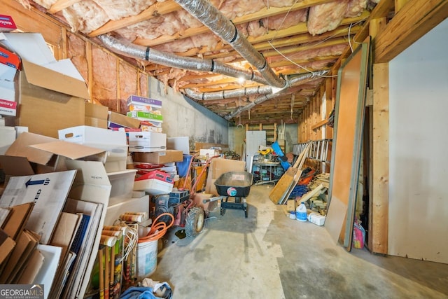 740 Trillium Ln, Lilburn, GA 30047 - view of unfinished below grade area