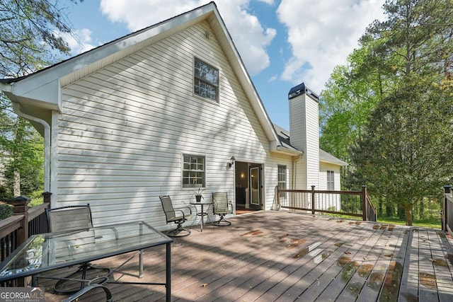 740 Trillium Ln, Lilburn, GA 30047 - view of wooden terrace