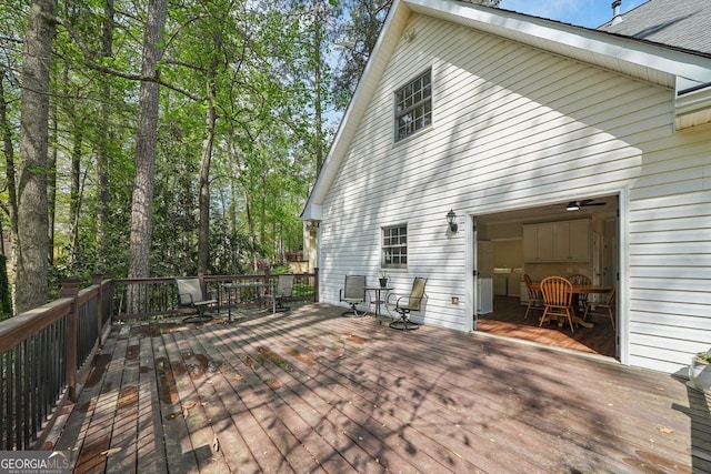 740 Trillium Ln, Lilburn, GA 30047 - view of wooden terrace