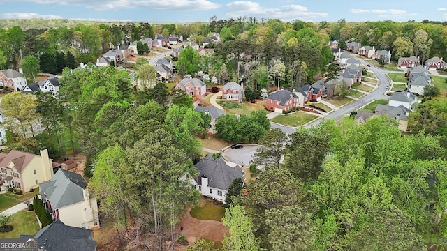 740 Trillium Ln, Lilburn, GA 30047 - aerial view of property and surrounding area with nearby suburban area
