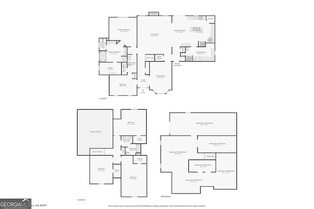 740 Trillium Ln, Lilburn, GA 30047 - property floor plan