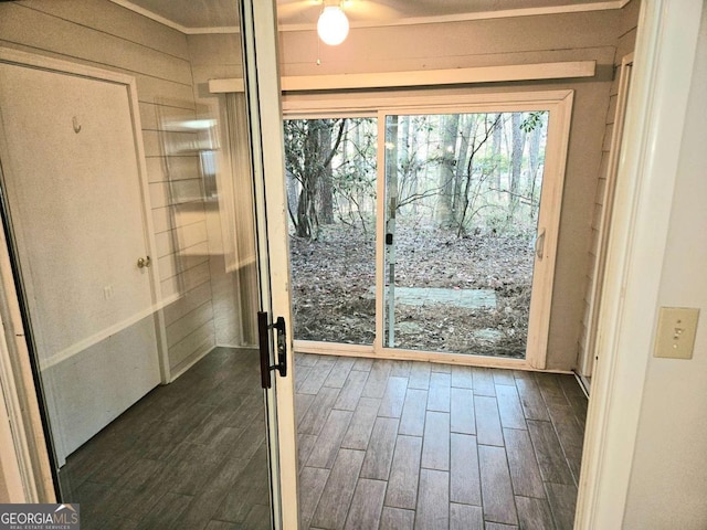 35 Rumson Ct SE, Smyrna, GA 30080 - doorway to outside with dark wood-type flooring