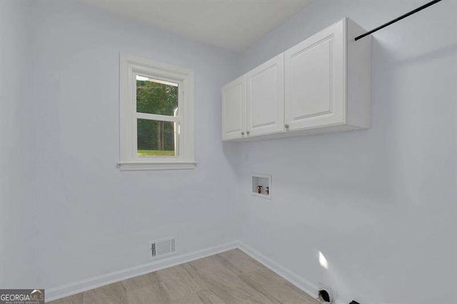 9415 Martin Rd, Roswell, GA 30076 - laundry area with cabinet space and hookup for a washing machine