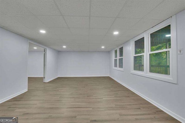 9415 Martin Rd, Roswell, GA 30076 - empty room featuring wood finished floors and recessed lighting