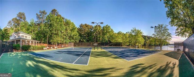 9415 Martin Rd, Roswell, GA 30076 - view of tennis court
