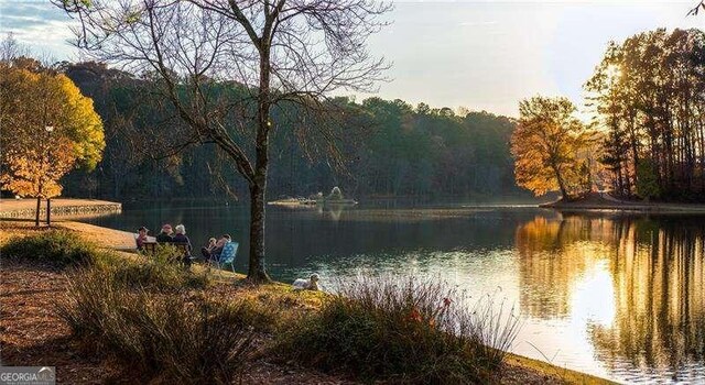 9415 Martin Rd, Roswell, GA 30076 - water view with a forest