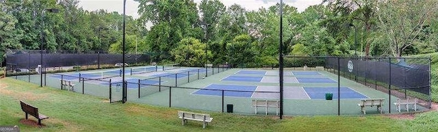 9415 Martin Rd, Roswell, GA 30076 - view of tennis court