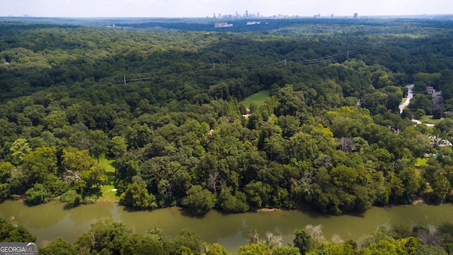 2100 W Wesley Rd, Atlanta, GA 30327 - aerial view of a heavily wooded area and a nearby body of water