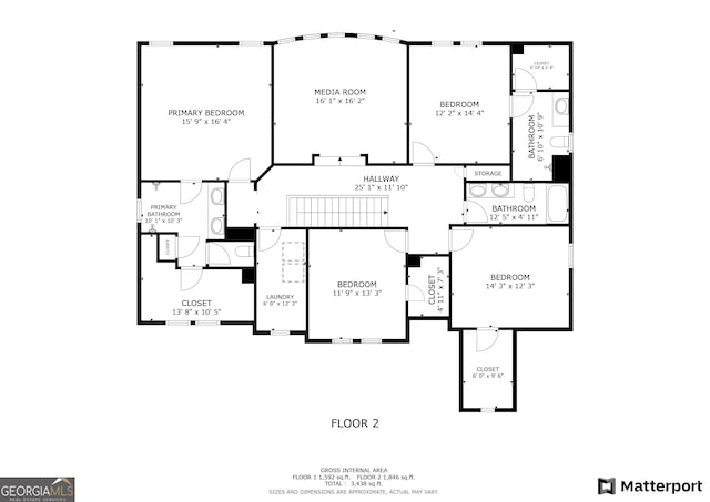 64 Durana Way, Dallas, GA 30132 - view of floor plan / room layout