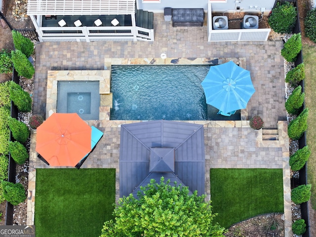 319 Riverton Way, Woodstock, GA 30188 - drone / aerial view