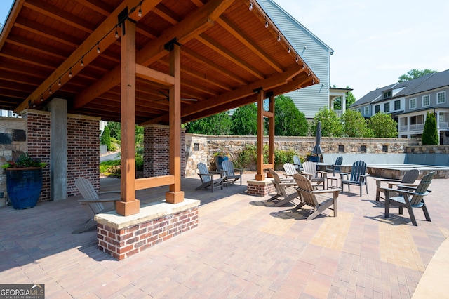 319 Riverton Way, Woodstock, GA 30188 - view of patio